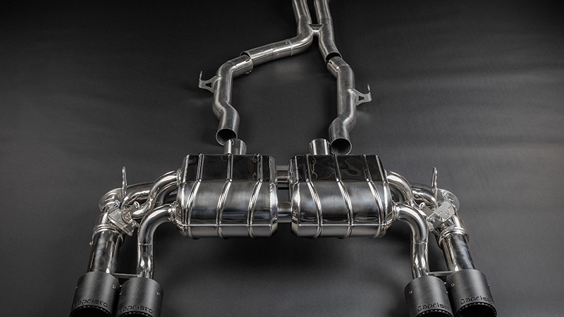 Photo of Capristo Valved Sport Exhaust with Carbon Tips and Valve Remote for the BMW M2 (F87) - Image 1